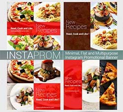网店产品图片布局模板：Instaprom Pack 1- Instagram Multipurpose Banners